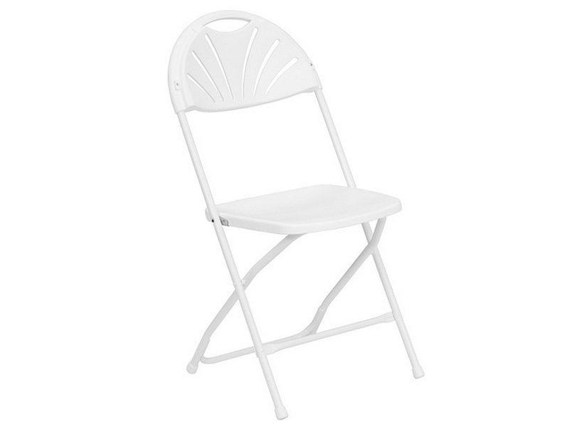 White chairs for rent