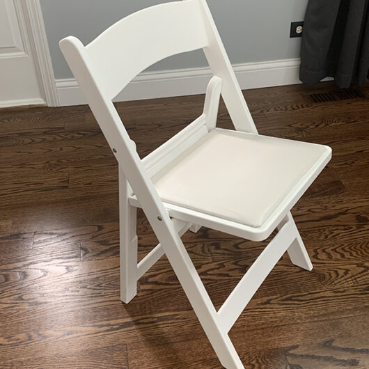 white wedding chairs for rent