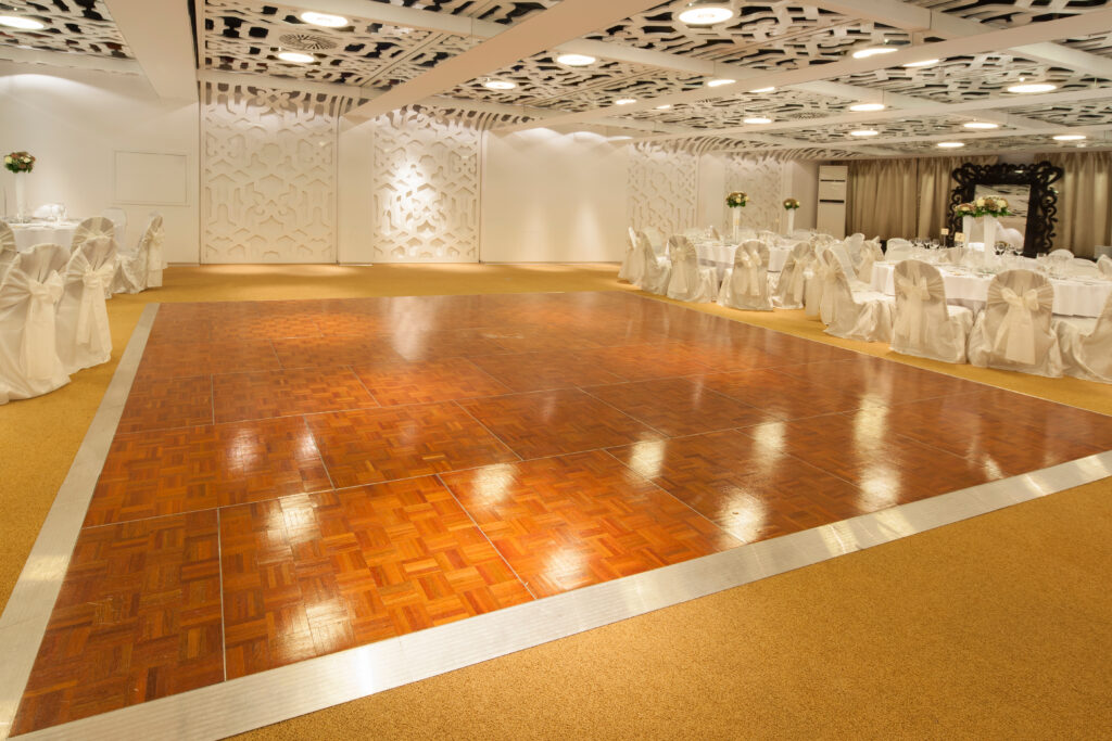 Dance floor for party