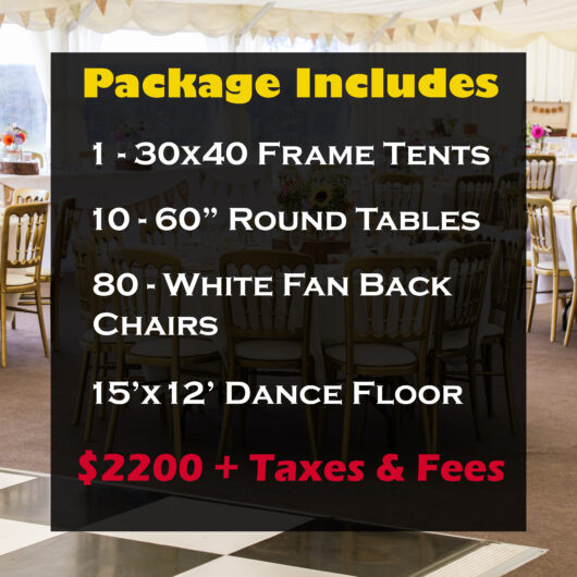 rent wedding party packages