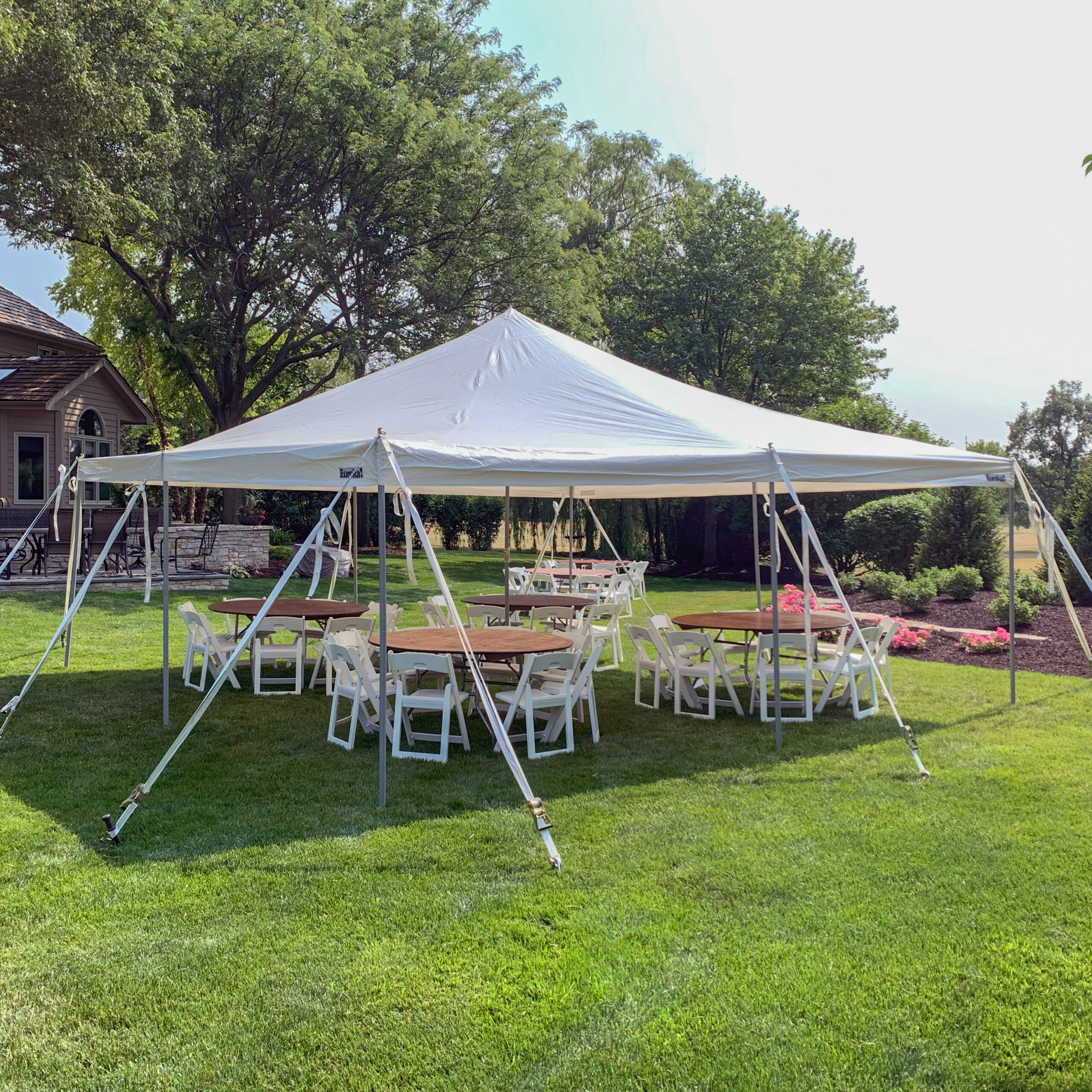 Wedding pole tent for rent