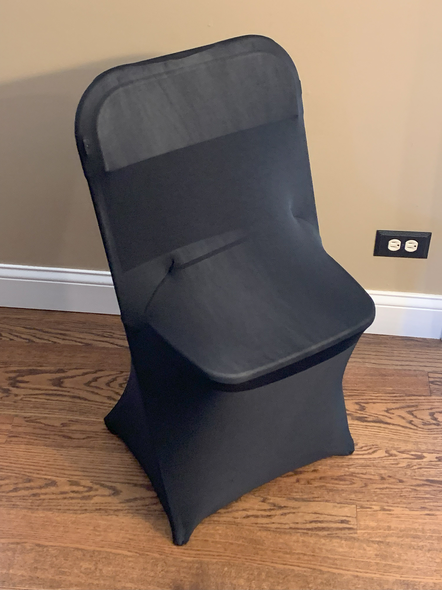 Black Chair Covers for Rent Spandex Folding Chair Covers